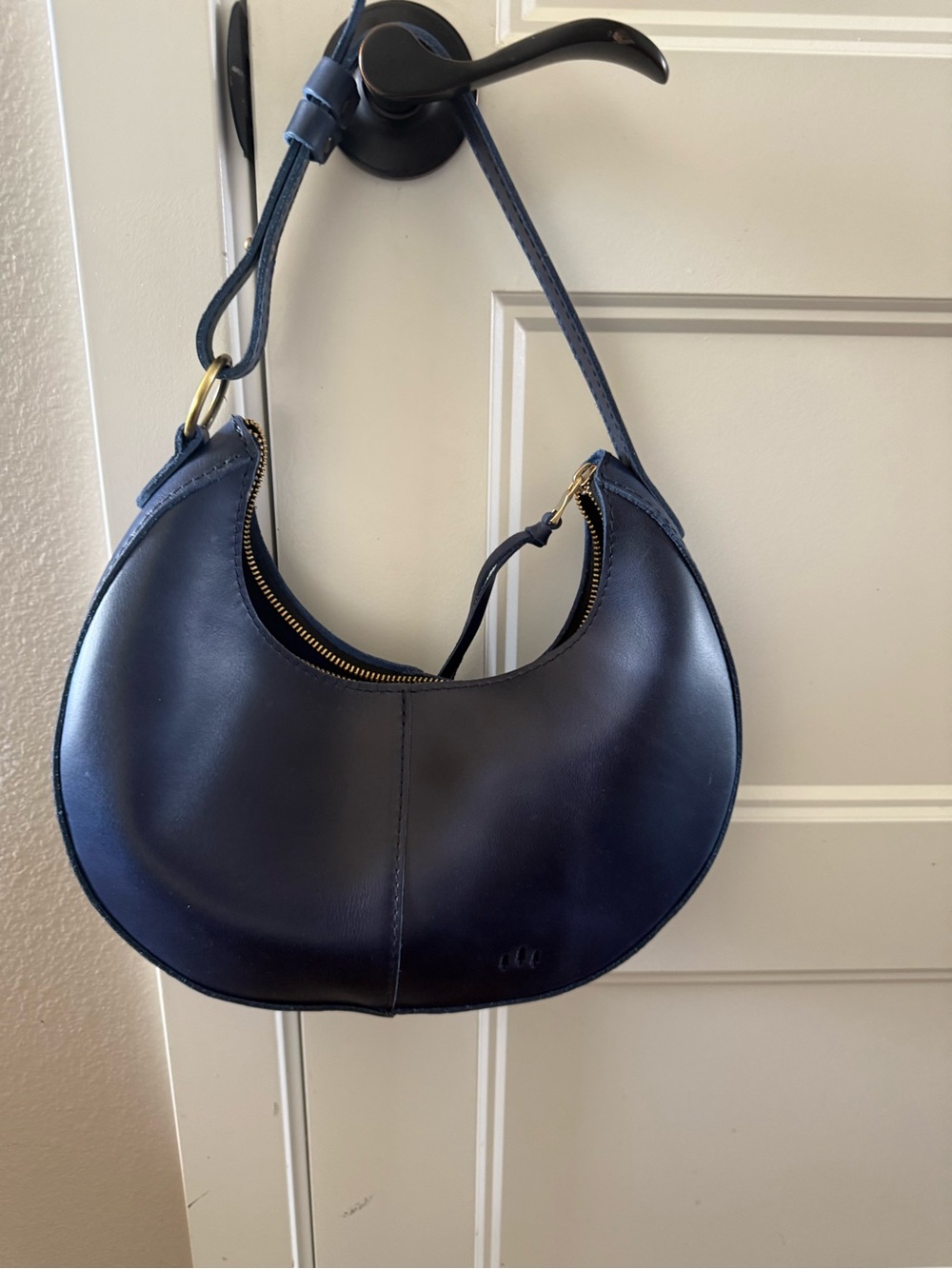 Cowboy Blue Portland Leather Bag-Nora